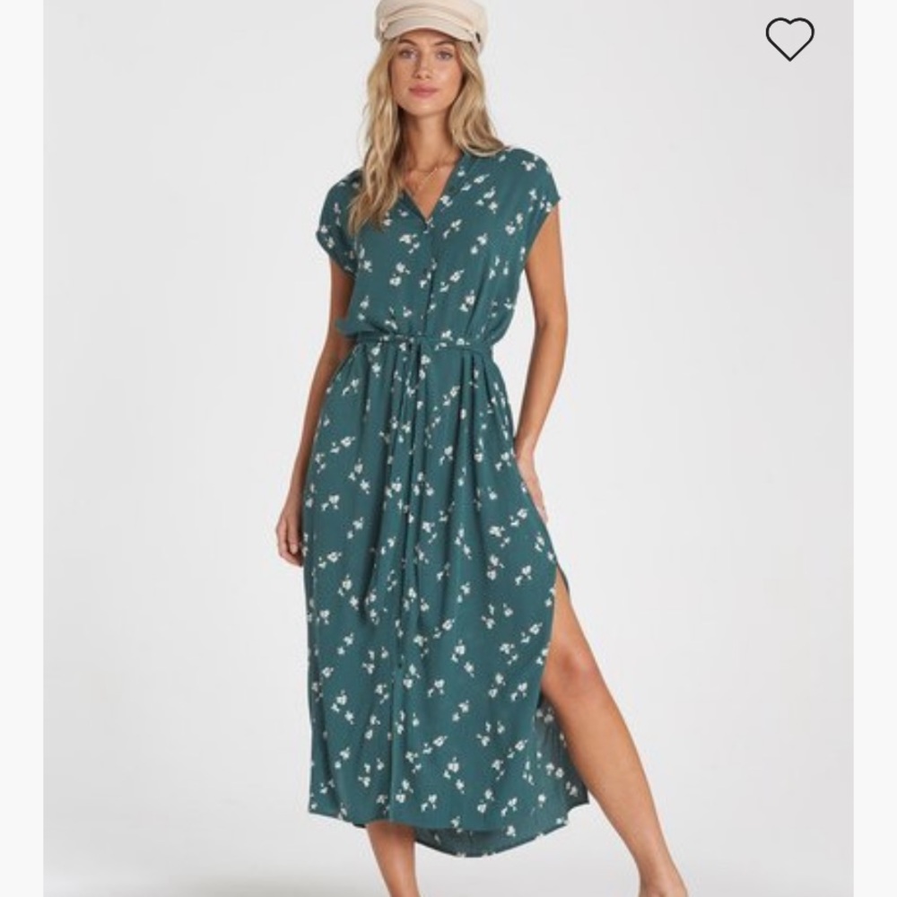 Billabong Little Flirt Floral Midi dress